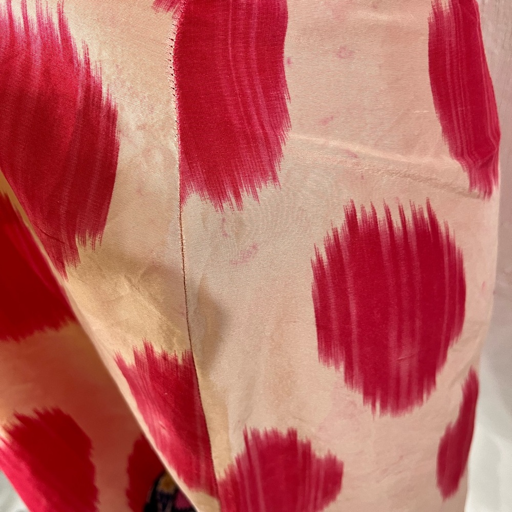 MAUVE WATERCOLOR PENCIL SILK SKIRT - Picture 16 of 16